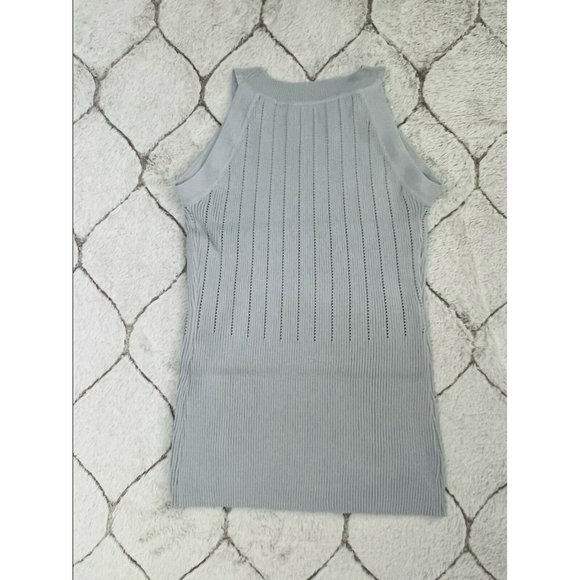 DAIMARAN Paris Women's Matching Set 2 Pieces Gray Tank Top + Short Ruffle S - Picture 4 of 6